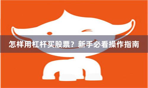 怎样用杠杆买股票？新手必看操作指南